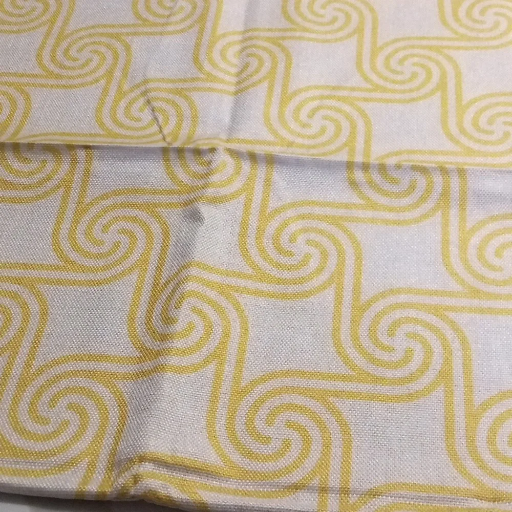 Throw‎ Pillow Covers Set of 4 Yellow Geometric Print 17x17